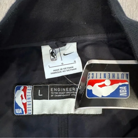 Nike Memphis Grizzlies Team Issued Woven Travel Jacket Mens L Black DA9691-010 - Picture 5 of 8